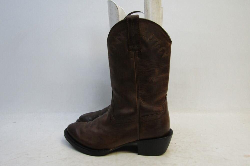 Ariat Mens Size 8 EE Brown Leather Cowboy Western Boots
